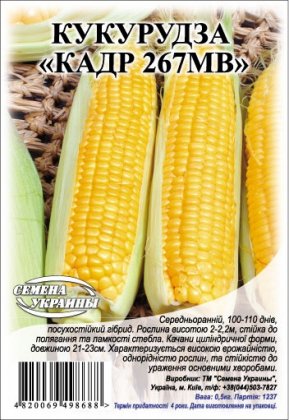 Кукурудза кормова Кадр 267МВ [0,5кг]