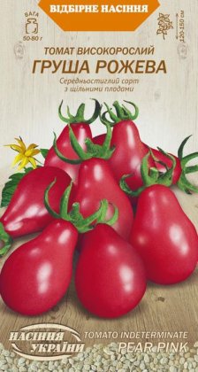 Томат Високорослий ГРУША РОЖЕВА [0,1г]