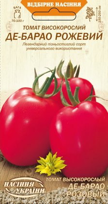 Томат Високорослий ДЕ-БАРАО РОЖЕВИЙ [0,1г]