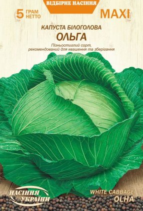 МАКСІ Капуста Білоголова ОЛЬГА [5г]