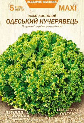 МАКСІ Салат Листовий ОДЕСЬКИЙ КУЧЕРЯВЕЦЬ [5г]