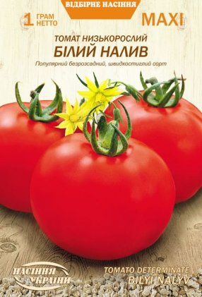 МАКСІ Томат Низькорослий БІЛИЙ НАЛИВ [1г]
