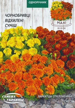 МАКСІ Чорнобривці Відхилені (суміш) [5г]