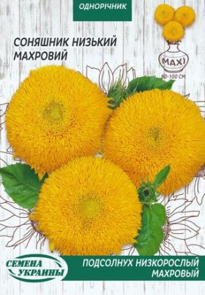 МАКСІ Соняшник Низький Махровий [10г]