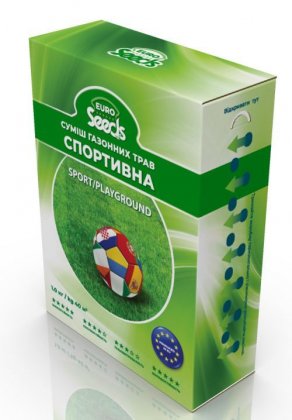 Суміш газонних трав СПОРТИВНО-ІГРОВА-PLAYGROUND (DLF, Данія) [1кг]