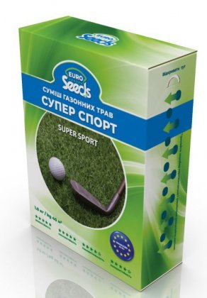 Суміш газонних трав СУПЕР СПОРТ-SUPER SPORT (DLF, Данія) [1кг]