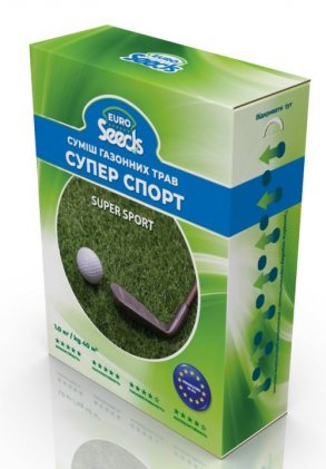 Суміш газонних трав СУПЕР СПОРТ-SUPER SPORT (DLF, Данія) [1кг]